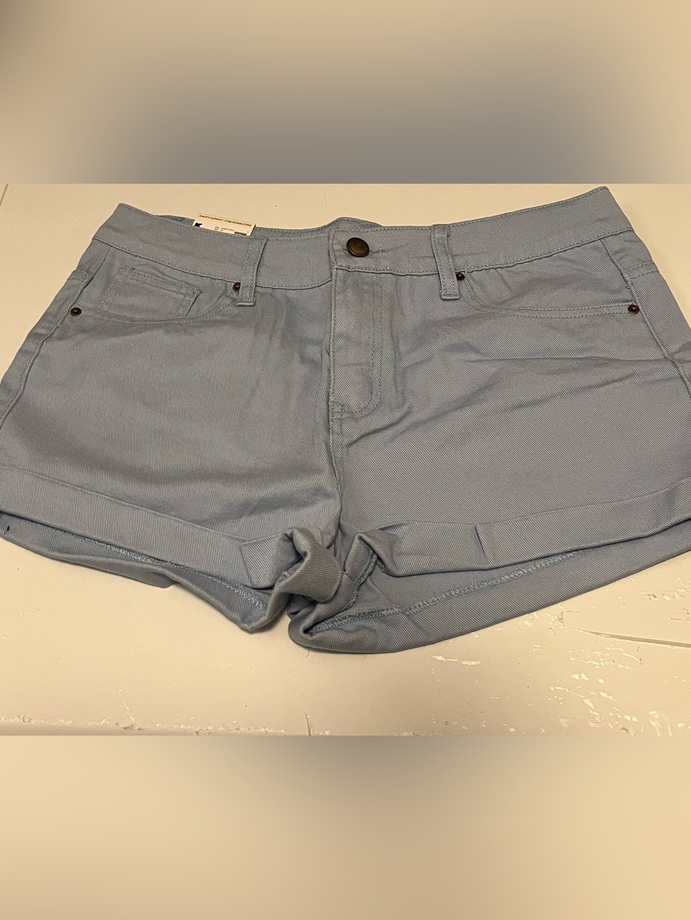 NWT Adam Levine Collection Light Blue Women’s Shorts Size 11/12